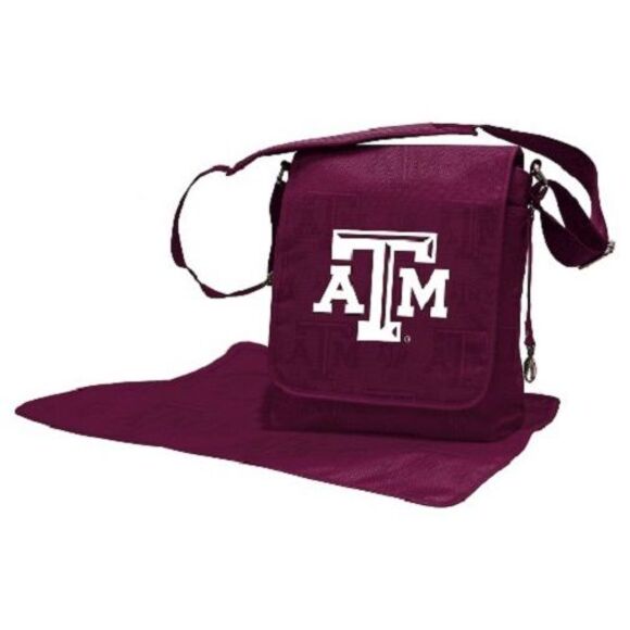 Texas A&M Aggies NCAA LilFan Diaper Messenger Bag - Picture 1 of 3